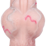 Knotted Silicone Extender Sheath Dog Knot Male Enlarge Penis Sleeve Cock Ring Adult Sex Toy for Men Couples