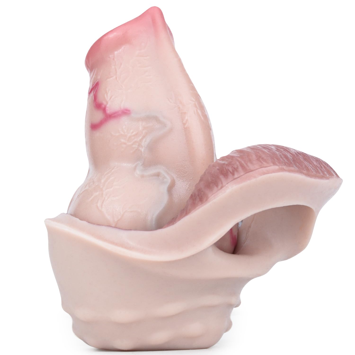 Knotted Silicone Extender Sheath Dog Knot Male Enlarge Penis Sleeve Cock Ring Adult Sex Toy for Men Couples