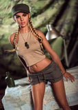 Lara: Fit Sex Doll 65.4IN 72.8LB Wheat-colored Skin With Long Blonde Hair Masturbator