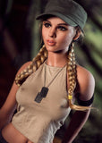 Lara: Fit Sex Doll 65.4IN 72.8LB Wheat-colored Skin With Long Blonde Hair Masturbator