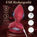 Laura Rose Vibrating Butt Plug Light Up With 7 Vibrations & Remote Control