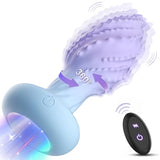 Light UP & 10 Vibrating Modes Anal Plug 360° Rotation Vibrating Butt Plug Anal Sex Toys