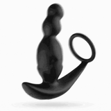 Luse APP Control Rotación de 3 velocidades y juguete anal con vibración de 10 frecuencias con anillo para el pene Masajeador de próstata
