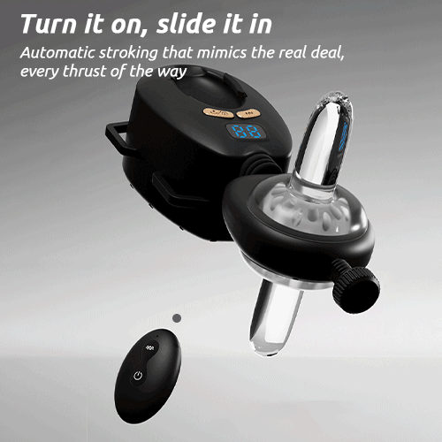 LustGear Hand-free Belt-Driven Wearable Penis Massager Best Vibe Male Masturbator【Fits all sizes】