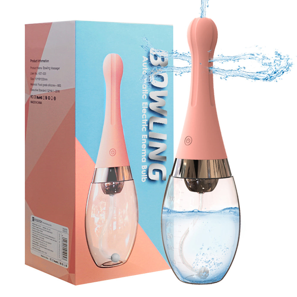 Bowling Automatic Electric Enema Bulb with 3 Frequency