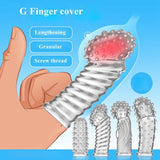7PCS Silicone G-Spot Stimulation Finger Sleeves