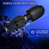 Male Masturbator with Vibration & Suction Silicone Male Stroker Sex Toys Flexible Finger Design