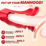 Male Maturbator Sex Toys For Men – Waving Motion Male Sex Toy with Hollow Out Design, 10 Waving & Vibrating In 3 Motors for 360° Blowjob Stroker Vibrator, App Control Adult Sex Toy for Gay Men