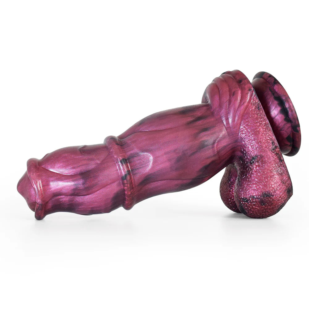 Miele Dragon Knotted Dildo With Suction Cup Fierce and Flexible Dildo