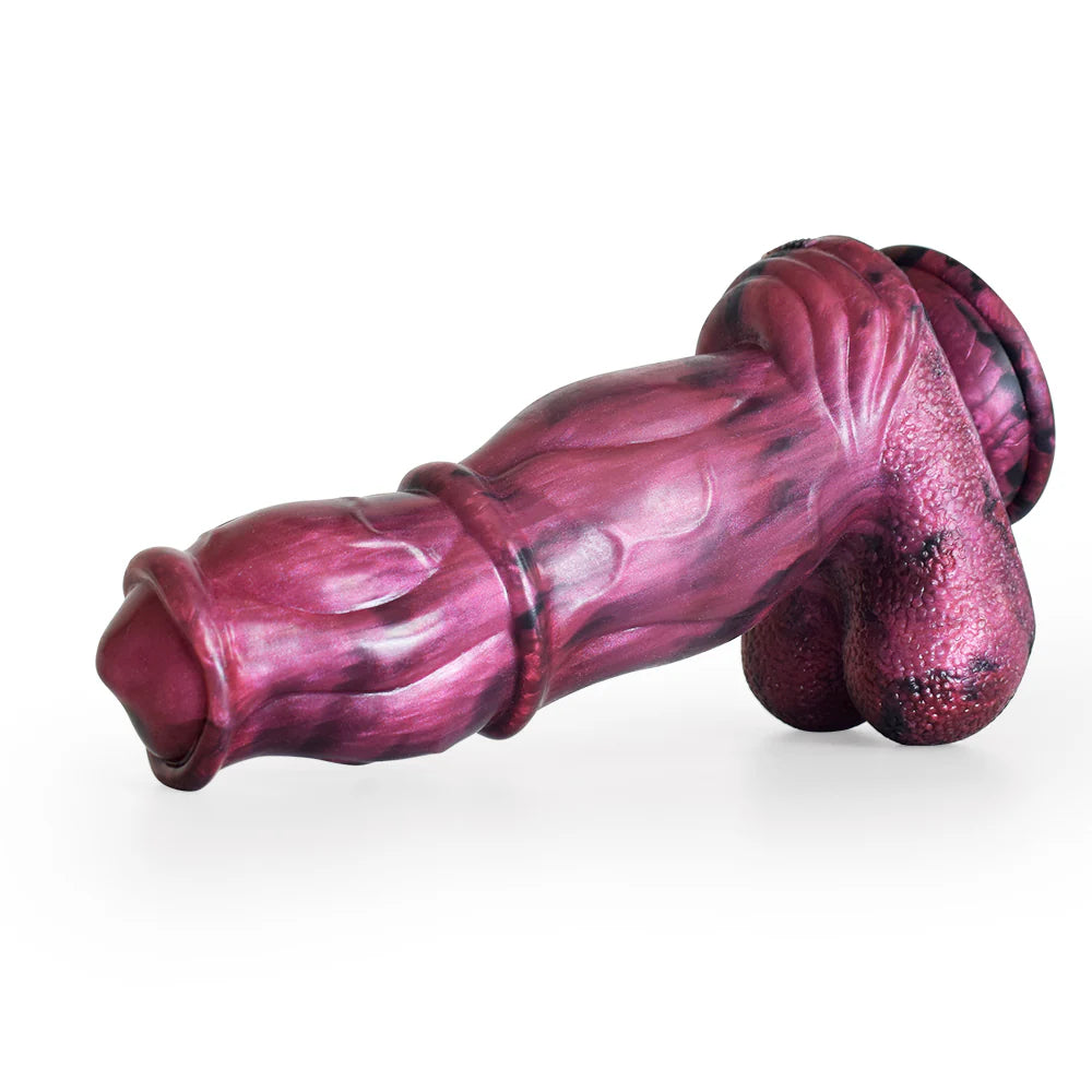 Miele Dragon Knotted Dildo With Suction Cup Fierce and Flexible Dildo