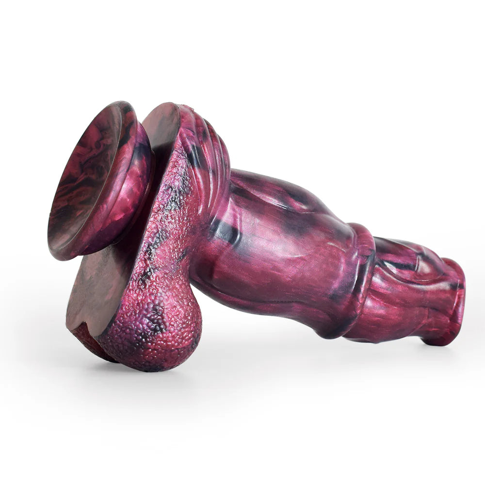 Miele Dragon Knotted Dildo With Suction Cup Fierce and Flexible Dildo