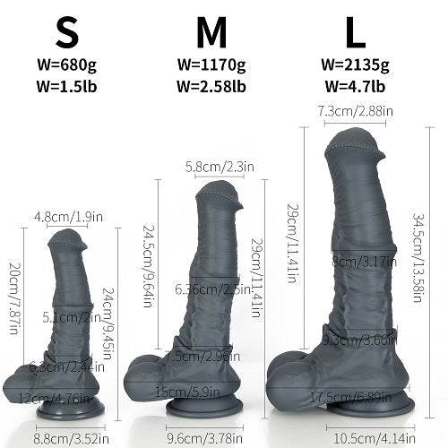 Monster Thick Dildo Horse Penis Riding Show Sex Toy