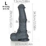 Monster Thick Dildo Horse Penis Riding Show Sex Toy