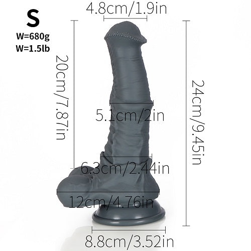 Monster Thick Dildo Horse Penis Riding Show Sex Toy