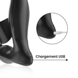 NOAH 10 Ergonomisches Prostata-Massagegerät mit vibrierender Heizung 