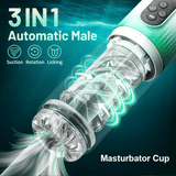 Recién llegados Boehler-Lengüeta giratoria Water SPA Copa de masturbación masculina automática 