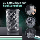 New Arrivals Boehler-Rotating Tongue Water SPA Automatic Male Masturbation Cup