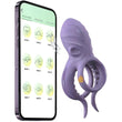 Octopus Tentacles Clitoral Stimulator 9 Vibrating Cock Ring Penis Ring Sex Toy for Men Couples