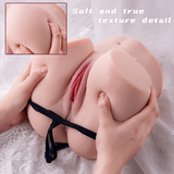 Olga Butt Automatic Sex Doll 7.9lb Realistic Ass 10 Frequency Vibration Dual Channel Butt - propinkup