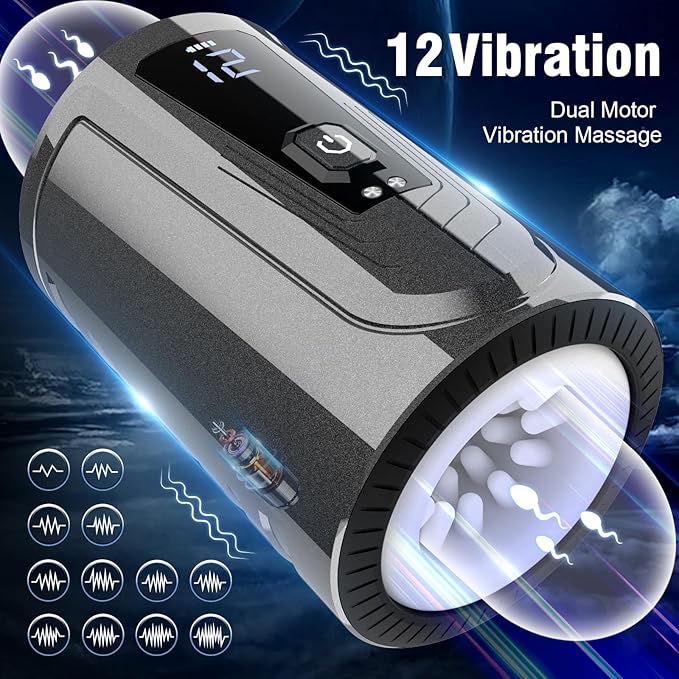 Open-Ended 12 Vibrating Modes Automatic Male Masturbator Sex Toys for propinkup Open-Ended 12 Vibrating Modes Automatic Male Masturbator Sex Toys for propinkup