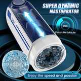 Optimus-700 Piston/min Super Power 10 Masturbador Telescópico 5 Voces 