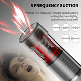 Propinkup 5 vibraciones y 5 succión 2 en 1 bomba de pene masturbadora masculina automática 