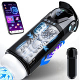 Penis Pump Sex Toy for Men with 9 Sucking & 9 Thrusting & 9 Vibrating APP Control Adult Toys Pocket Pussy