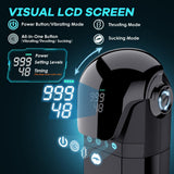 Penis Pump Sex Toy for Men with 9 Sucking & 9 Thrusting & 9 Vibrating APP Control Adult Toys Pocket Pussy
