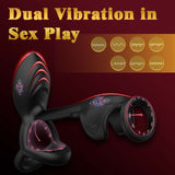 Penis Sleeve Ring for Male Couple Use APP Control 10 Vibrating Male Silicone Penis Ring
