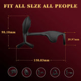 Penis Sleeve Ring for Male Couple Use APP Control 10 Vibrating Male Silicone Penis Ring