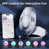 Penis Training Vibrator with 9 Speeds & AI Smart APP Control, Penis Vibrating Male Sex Toys Strokers Glans Trainer for Hands Free