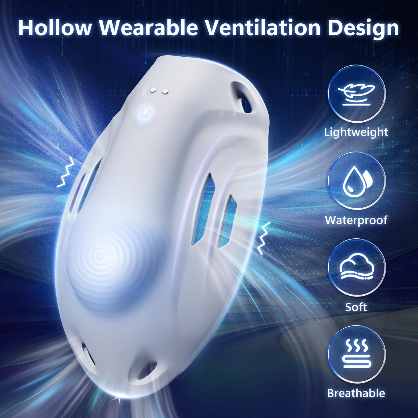 Penis Training Vibrator with 9 Speeds & AI Smart APP Control, Penis Vibrating Male Sex Toys Strokers Glans Trainer for Hands Free