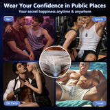 Penis Training Vibrator with 9 Speeds & AI Smart APP Control, Penis Vibrating Male Sex Toys Strokers Glans Trainer for Hands Free