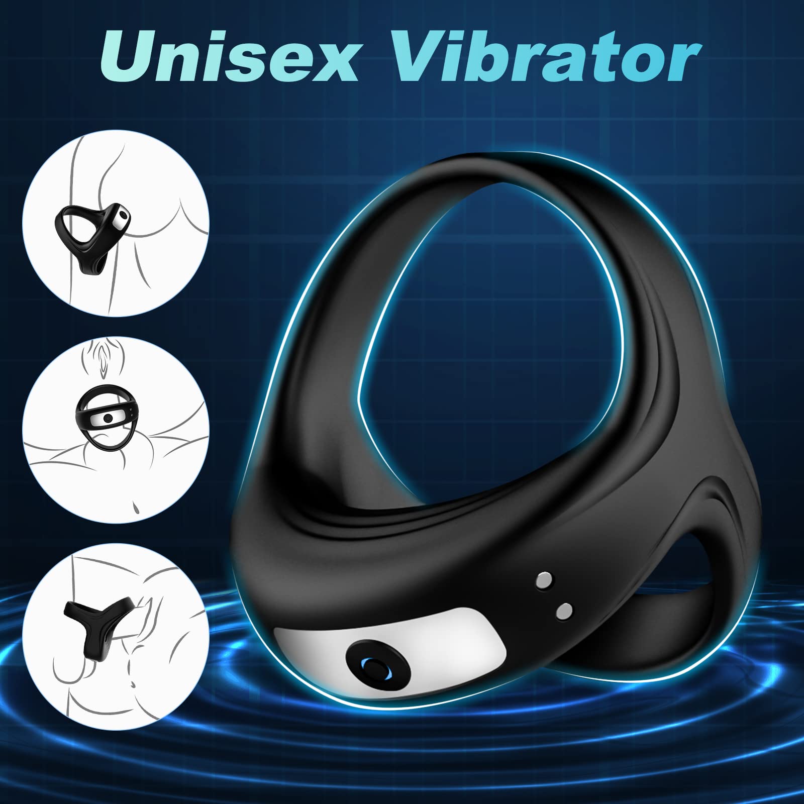 Penis Vibrator Cock Ring for Man Delay Ejaculation Sex Toys for Men Couple Rings Penis Ring Toys for Adults 18