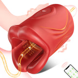 Penis Vibrator Open-Ended Penis Training Vibrator with APP Control & 9 Vibrations  Men Sex Toy Blowjob Machine Penis Extender