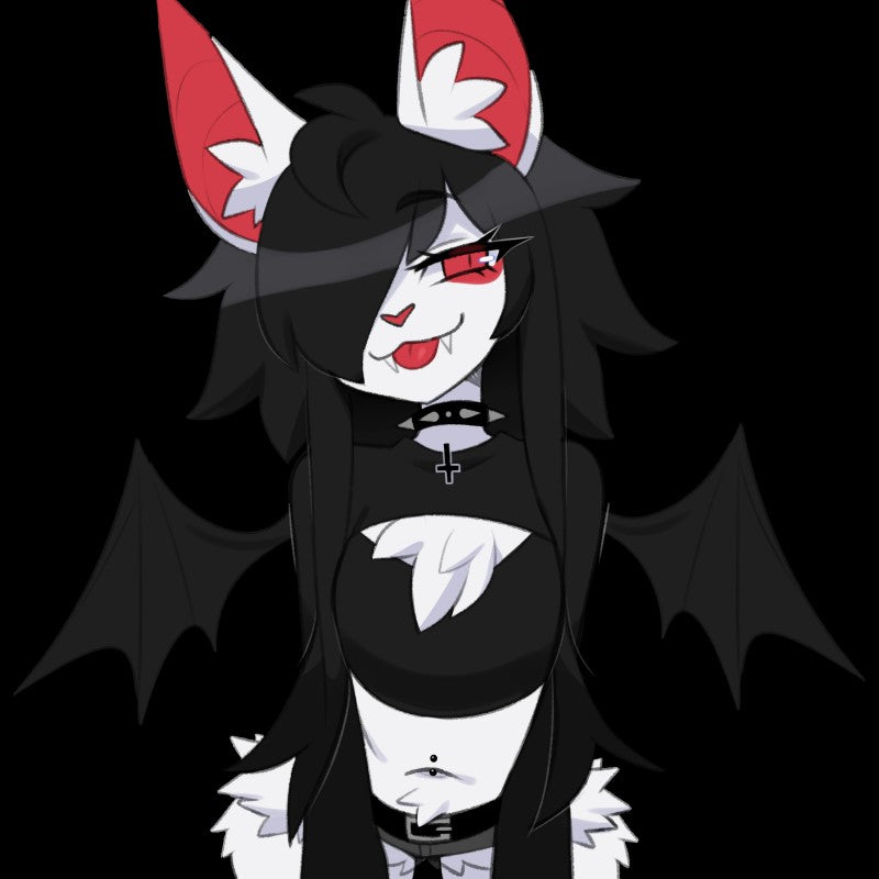 Propinkup Anime Sex Doll Goth Bat Furry Sex Doll