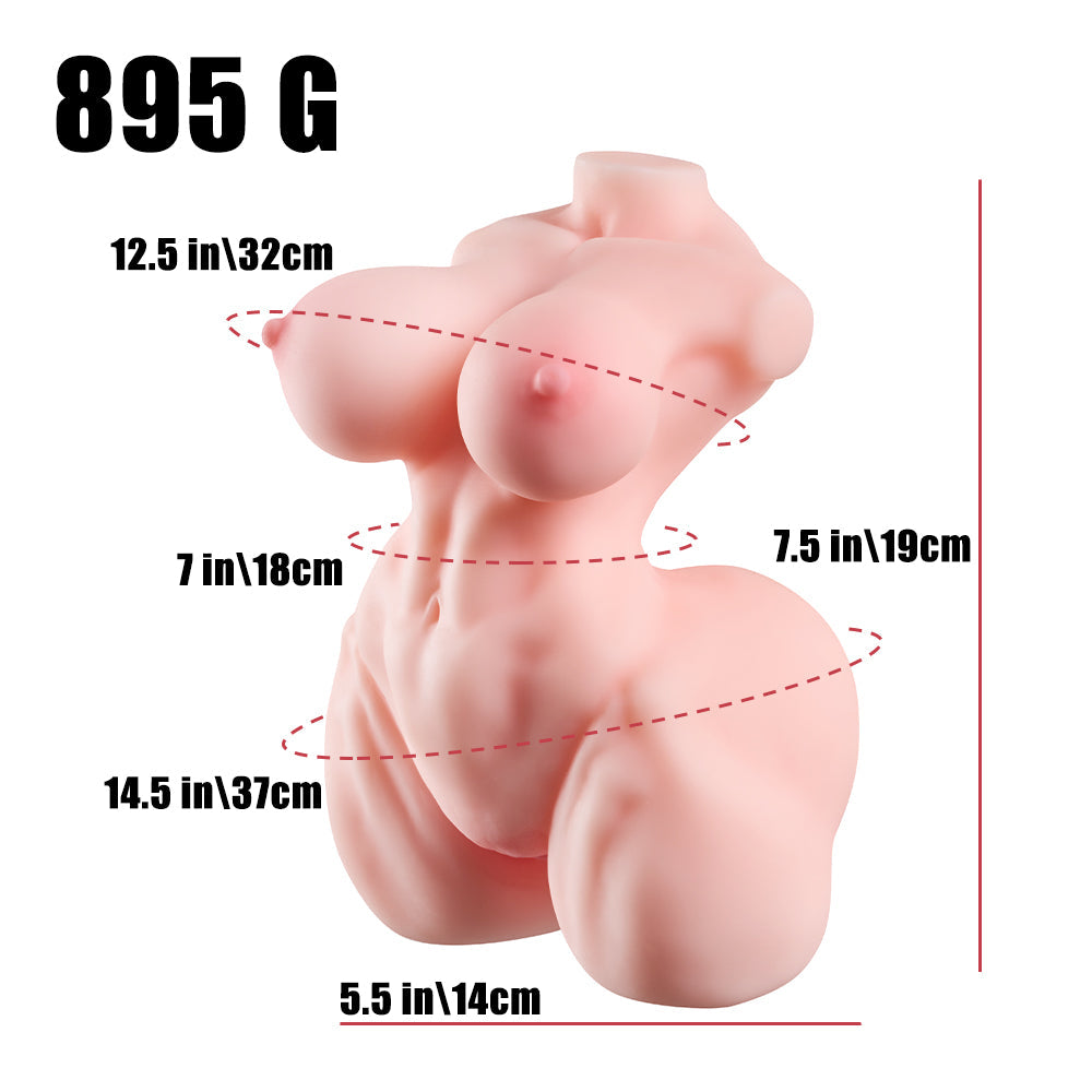 Propinkup Mini Emma: Mini Torso Sex Doll Muscle Girl Big Ass Porn