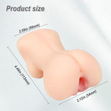 Propinkup Realistic Pocket Pussy Lifelike Vagina Anal Male Masturbator