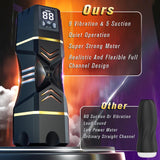 Realistic Pussy Male Masturbator 5 Sucking Blowjob Modes 9 Vibration Modes Masturbation Cup