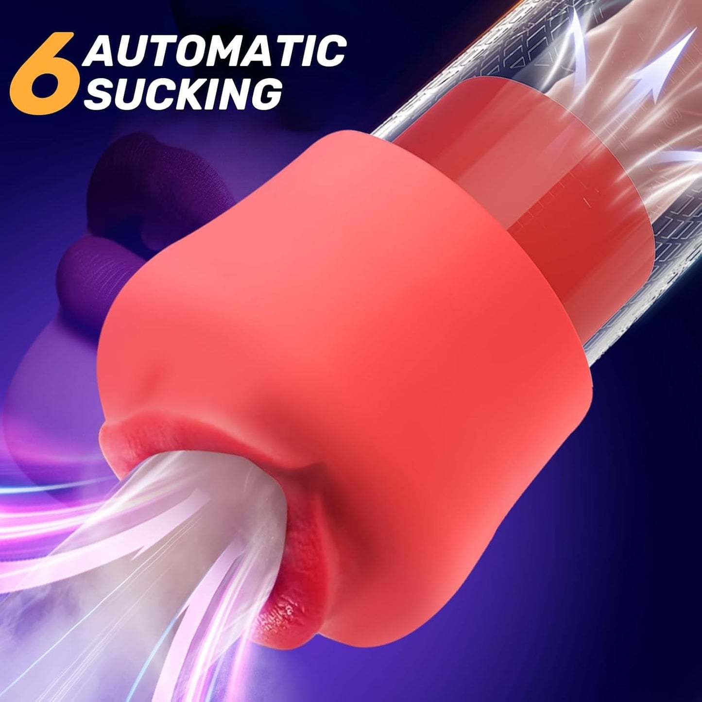 Red Fury Armour Sex Toys for Men Penis Pumps - Male Masturbator with Automatic Electric Sucking Enlargement- Vibration & SuctionStroker Penis Extender Oral Sex Toys