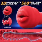 Red Fury Armour Sex Toys for Men Penis Pumps - Male Masturbator with Automatic Electric Sucking Enlargement- Vibration & SuctionStroker Penis Extender Oral Sex Toys