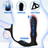 APP-Steuerung 9 Vibration Thrusting Triangle Ring Prostata-Massagegerät Fernbedienung
