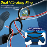 Remote Control Anal Beads with 10 Wriggling & 10 Vibrating Modes Prostate Massager Dildo Anal Butt Plug Vibrators Sex Toys for Men