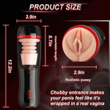 Roka CLIMBER Lifelike Automatic 5 Sucking 10 Vibrating Male Masturbation Cup