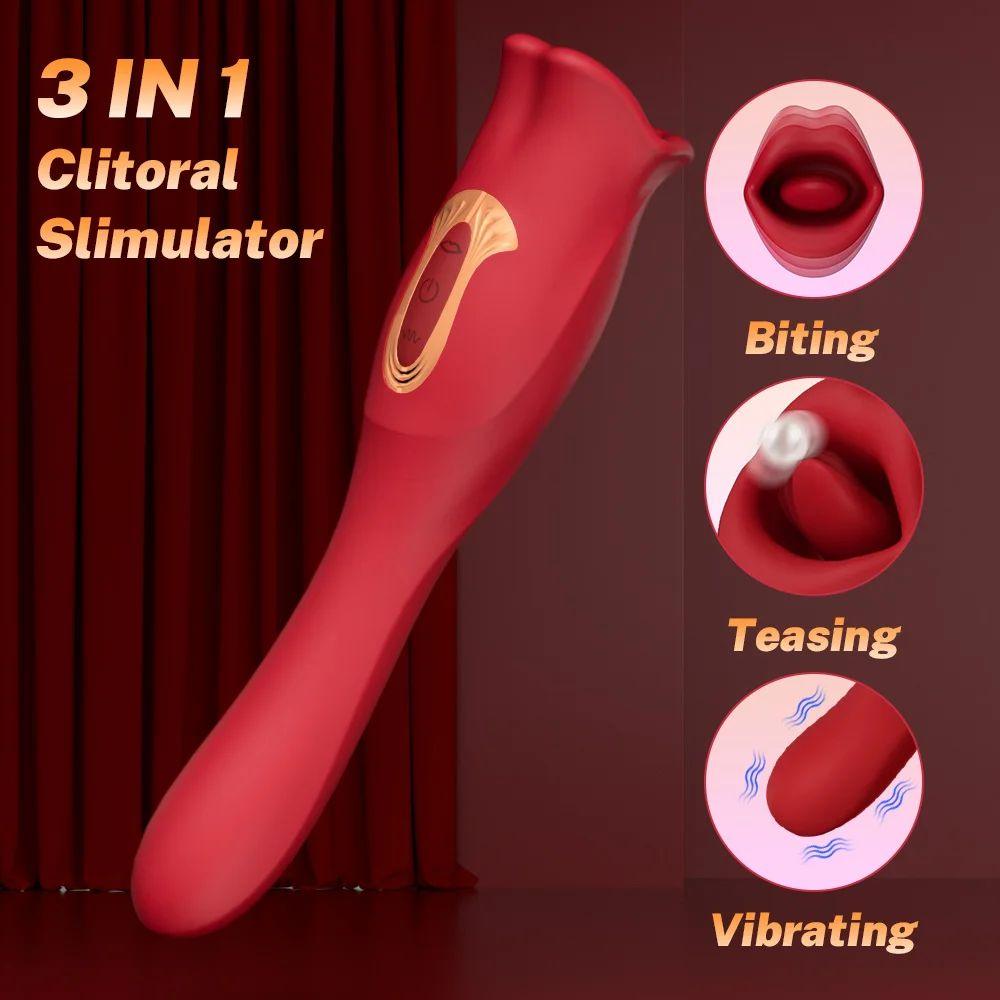 Rose Kiss 10 Biting 10 Licking G Spot Vibrator Female Oral Sex Vibra rose-kiss-10-biting-10-licking-g-spot-vibrator-female-oral-sex-vibra