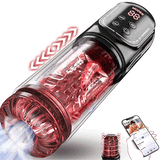 Rotating Male Masturbator with 7 Thrusting Rotating Vibrating Sucking Modes