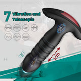 7 Thrusting & Vibrating Modes App Control Anal Plug Vibrator Prostate Massager