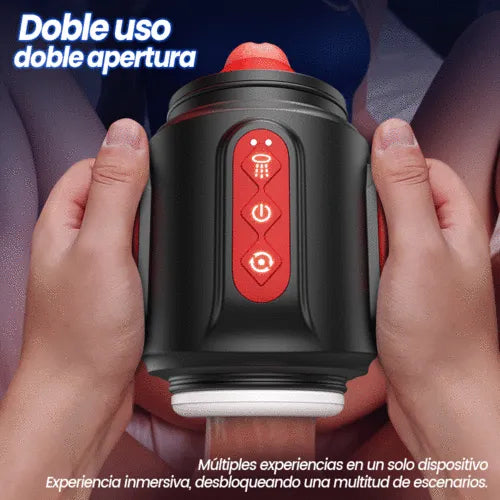 Storm Vortex 5-Frequency Water Spray 10-Frequency Vibration 5-Frequency Rotation Dual Glans Stimulation