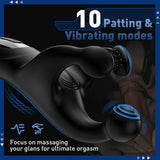 SWEENEY 10 Patting &amp; 10 Vibrating Male Vibrating Glans Trainer Stimulator 