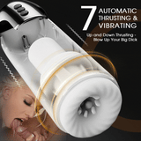 Saith Wearable 7 Stoßender und vibrierender, erhitzender Vocable-Masturbationsbecher 